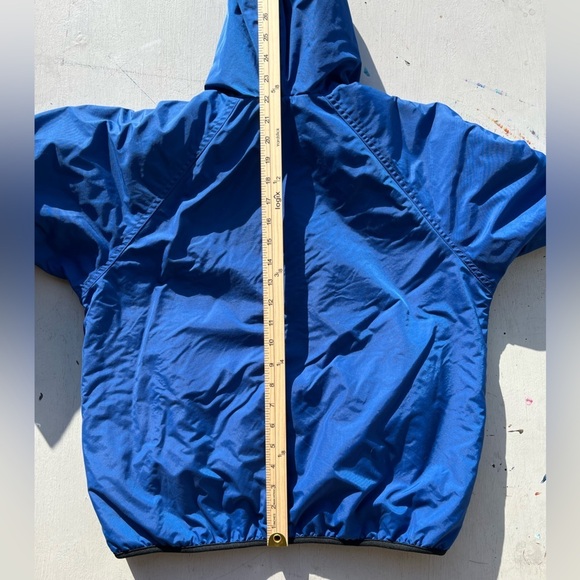 Kid's Vintage REI Jacket Blue Solid L Camp Hike Light Packable Lined Fleece - Picture 13 of 14